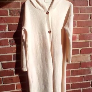 Hoodie Cream  Sweater  L